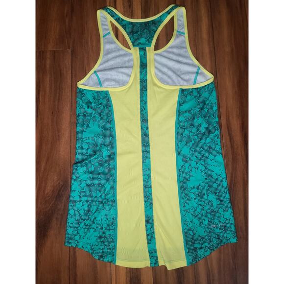Nike Dri-Fit green yellow workout tank - XS - Picture 4 of 4